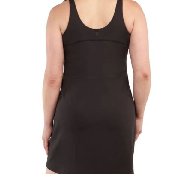 Elle Sport Women's Active Tank Dress Black - Picture 2 of 4